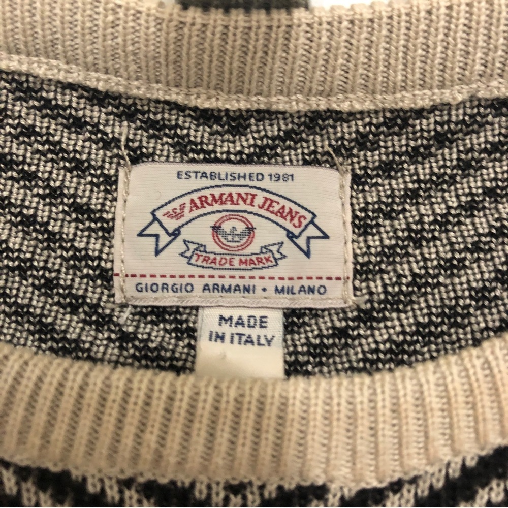 Armani Jeans Striped Sweater - Picture 5 of 8